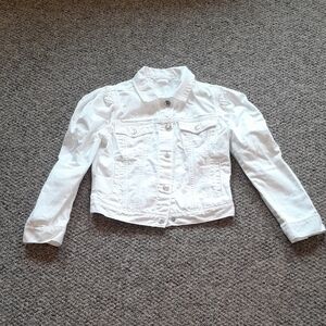 GAP White Denim Jacket for Kids